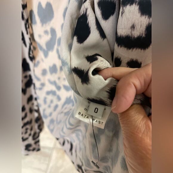 Baja East Oversized Animal Print Blazer Size: XS NWT - Picture 5 of 5